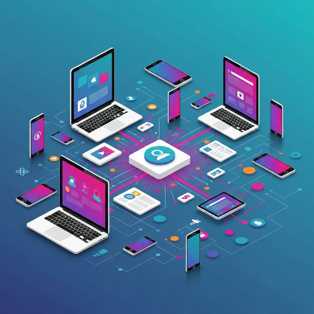 Digital marketing concept